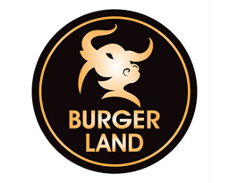 Burger Land logo.